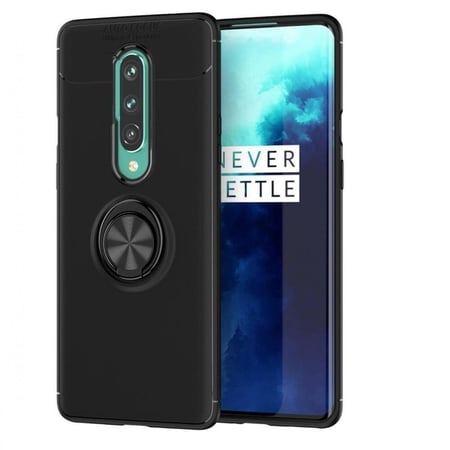 غطاء كفر كربون مع حامل مغناطيسي 360 لحماية جهاز ون بلس 8