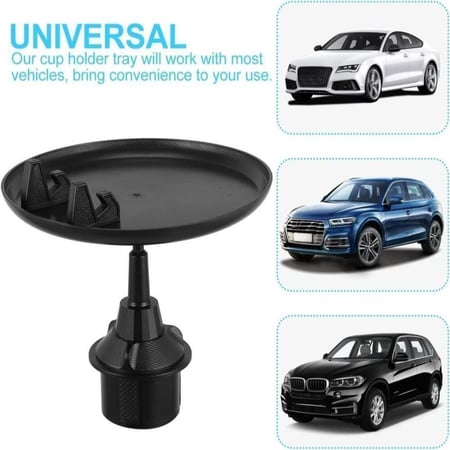 لوحة طاولة طعام السيارة ، حامل الكأس صينية قابلة للتعديل حامل اكواب طعام ، حامل جوال للسيارة