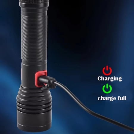 كشاف صغير يدوي 2000 لومن فائق السطوع 20 واط من فلكسي  FLEXY RECHARGEABLE FLASHLIGHT SYSTEM