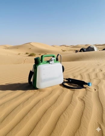 شطاف ومضخة رش كهربائية متنقلة 3 في 1 مع خزان ماء 8 لتر قابل للطي – بطارية قابلة للشحن 1500mAh – LC DLC-IP3048