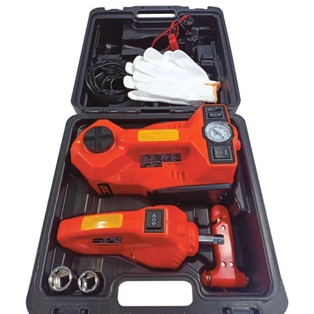 عفريتة كهربائية مع مفك ومنفاخ كهربائي