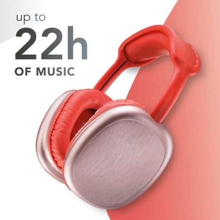 سماعه لاسلكية بلوتوث 22 ساعة تشغيل محيطية عازلة للضوضاء تدعم الاتصال CELLULARLIN Maxi 2 Wireless Music soind