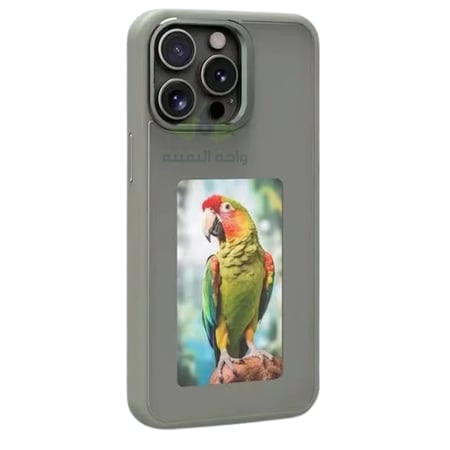 كفر جوال ذكي بالحبر الإلكتروني ذكي بشاشة NFC Refesh ، بدون بطارية iPhone 15 ، 14 ، 13 Pro Max