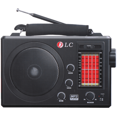 راديو زمان متنقل وسبيكر وبلوتوث و USB كلاسيكي Dlc-32202 ضمان سنتين