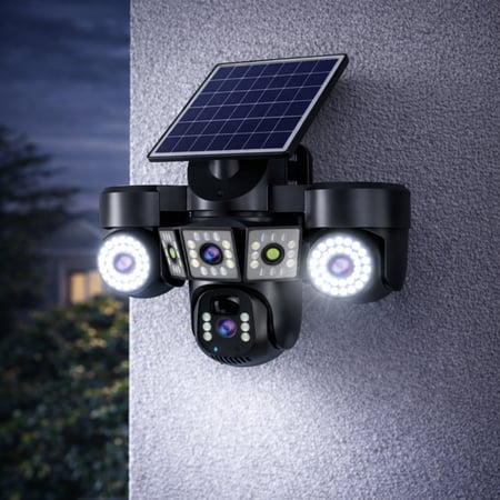 كاميرا مراقبة خارجية بالطاقة الشمسية