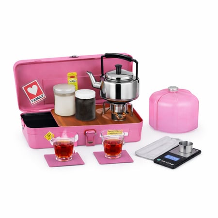 طقم عزبة شاي للرحلات