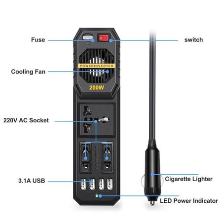 محول الطاقة للسيارة-متجر بكم