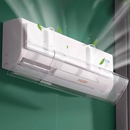 عاكس هواء المكيف الشفاف PET علة مكيف جداري