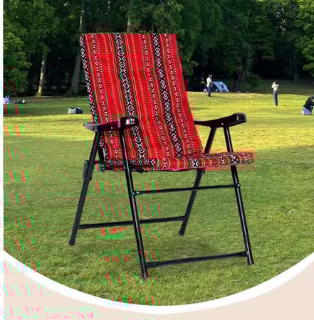 كرسي رحلات بنقشة نجدية فاخرة