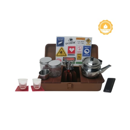 بكج الشاي المتكامل 14 في 1— حقيبة أدوات احترافية للبر والرحلات