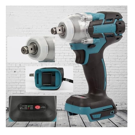 دريل كهربائي لفك عجلات السيارة متعدد الوظائف+ مظلة سيارة هدية