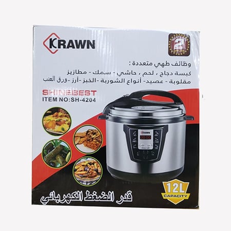 قدر ضغط كهربائي كراون 12 لتر