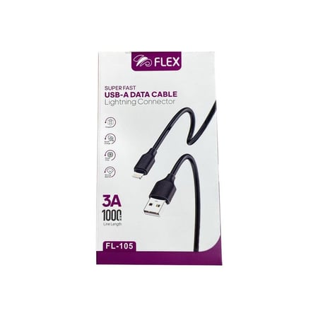 بوكس السيارة | بكج اكسسوارات السيارة 13 كيبل شحن ومثبت جوال + شاحن سيارة من فلكس