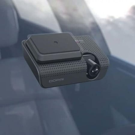 كاميرا داش كام DDPAI X5 Pro بكامرتين مزدوجة امامية وخلفية بتصوير 4K
