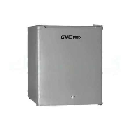 ثلاجة مكتبية صغيرة بتصميم كلاسيكي 46 لتر - 1.62 قدم من GVC PRO GVRF-65 لون سلفر