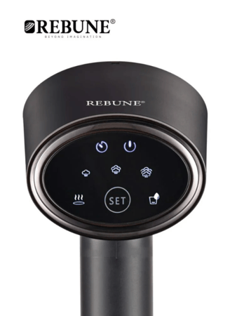 كاوية بخار يدوية بسرعة فائقة، كي جاف / رطب قدرة 1600 واط، سعة 320 بفرشاة لإزالة الشوائب من ريبون RE-3-056