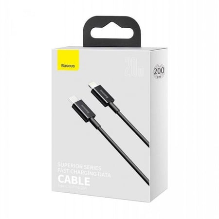 كيبل شحن ونقل بيانات ايفون واجهزة ابل بمنفذ تايب سي من بيسوس