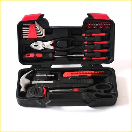 مجموعة مفكات وادوات منزلية مكونة من 39 قطعة مناسبة للمنزل والمكتب والسيارة من دينكس DX3301