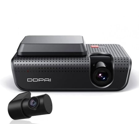 كاميرا داش كام DDPAI X5 Pro بكامرتين مزدوجة امامية وخلفية بتصوير 4K