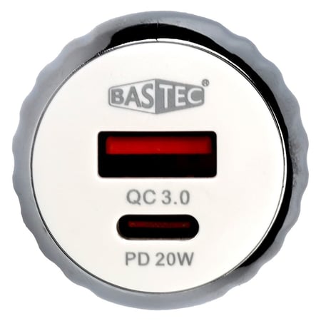 شاحن سيارة بمخرجين PD,USB