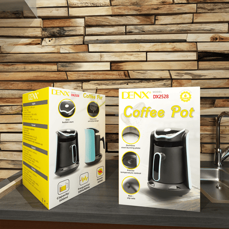 ماكينة صنع القهوة التركية بسعة 500ml بقوة 600 واط من دينكس لون أزرق DX2528
