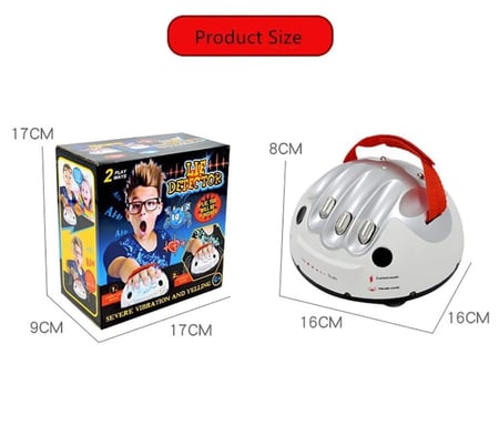 لعبة جهاز كشف الكذب بالصدمات الكهربائية الصغير، لعبة مبتكرة مثيرة للاهتمام لاختبار كشف الكذب والحقيقة، لعبة تحدي