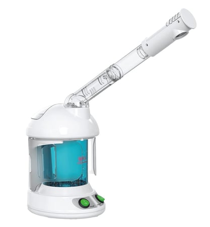 جهاز بخار للوجه, جهاز بخار نانو ايوني دافئ لترطيب الوجه والتنظيف العميق قابل للدوران 360 درجة KD2328