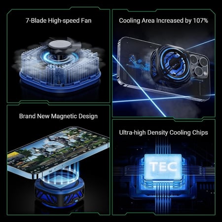 مروحة تبريد للجوال Mag Cooler 3 Pro مبرد لالعاب الجوال
