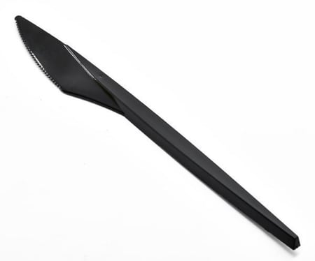 سكين بلاستيك اسود