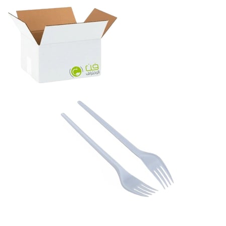 كرتون شوك ابيض بلاستيك