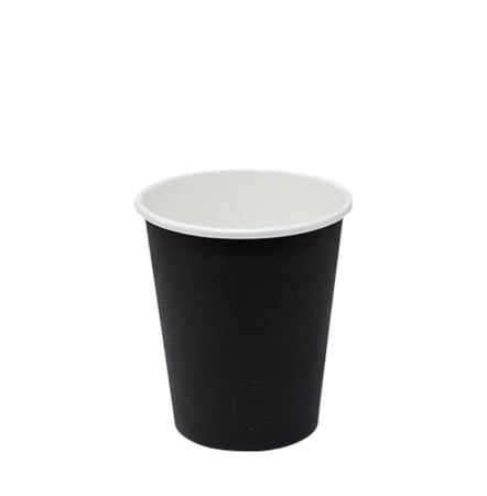 اكواب ورقية اسود 8 اونص