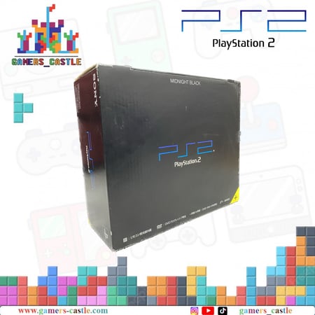 بلايستيشن 2 فات مع مجموعة العاب.(Playstation 2).