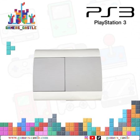 بلايستيشن 3 سوبر سليم مستعمل-ابيض - 250 جيجا