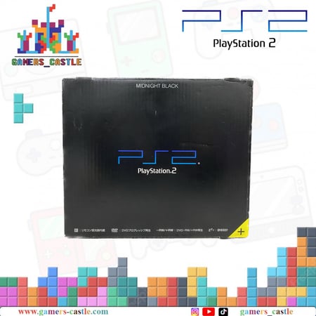 بلايستيشن 2 فات مع مجموعة العاب.(Playstation 2).