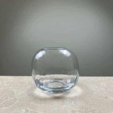 مزهرية زجاجية ستايل فقاعة