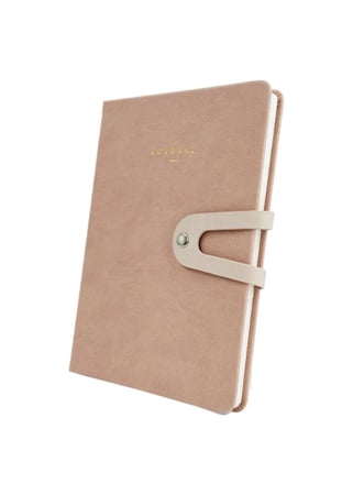 دفتر بغلاف من الجلد بحجم A5 من سلسلة توب - 96 ورقة