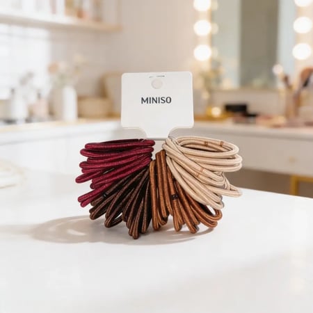 ربطات شعر أساسية بألوان سادة 40 قطعة من ميني سو السعودية