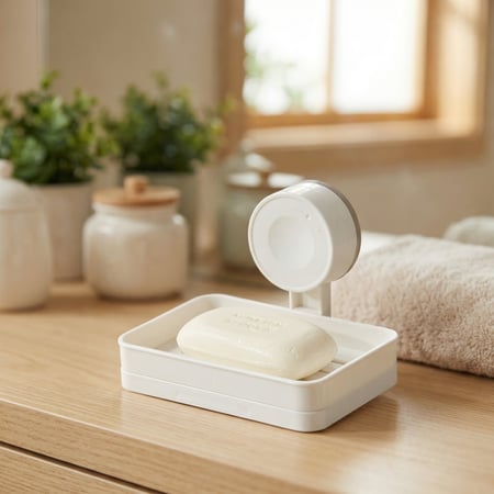 حامل صابون جداري مع تصريف للمياه من MINISO