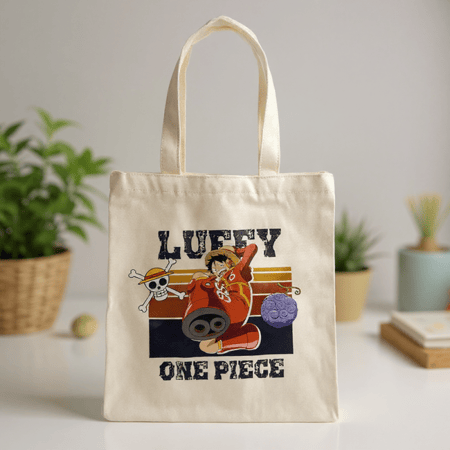 حقيبة تسوق من مجموعة ون بيس - لوفي