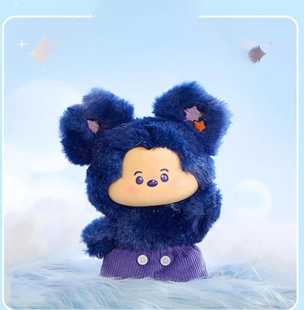 صندوق المفاجآت قلادة دمية ميكي بالفرو الناعم - هيد ان ذا كلاود