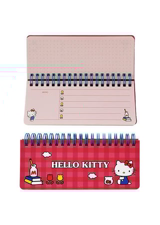 دفتر سلك افقي بشخصية هيلو كيتي - 80 ورقة