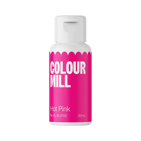 لون وردي ( Hot Pink ) زيتي 20مل | Colour Mill