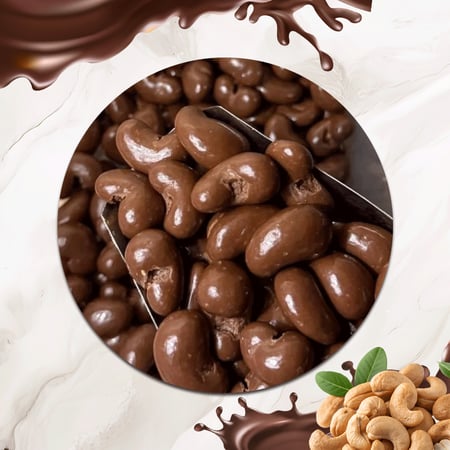 دراجية الكاجو شوكولاتة بالحليب