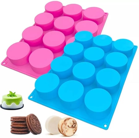 قالب سيليكون للتشيز كيك مقاس 5 سم إرتفاع 2.5 سم