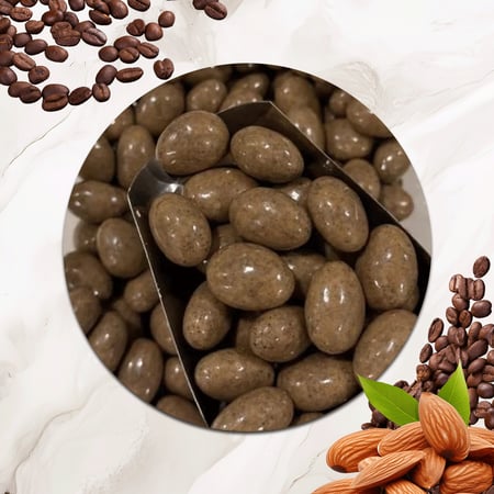 دراجية اللوز بالكابتشينو