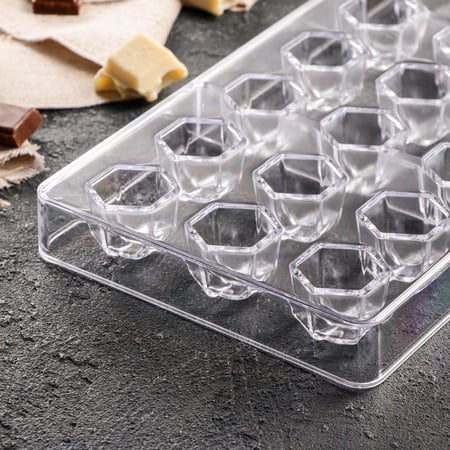 قالب اكريليك الشكل الخماسي