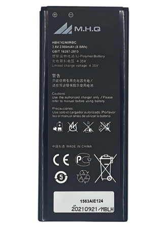 M.H.Q Honor 3C: H30-U10, H30-T00, H30-T10: HB4742A0RBC BATTERY -بطارية