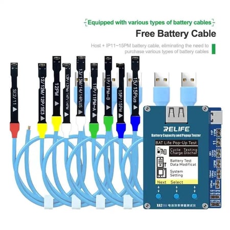 RELIFE BATTERY CAPACITY AND POPUP TESTER