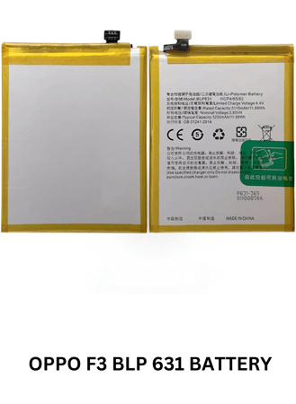 بطارية اوبو BATTERY BLP 631 FOR OPPO F3