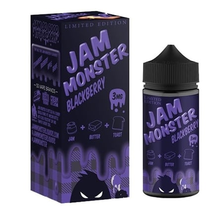نكهة مربى التوت الاسود مع التوست و الزبدة JAM MONSTER BLCKBERRY